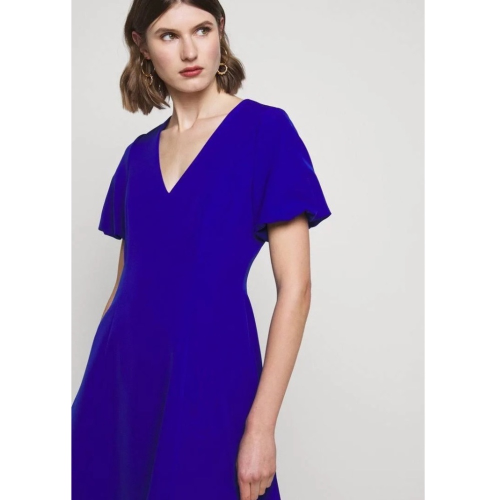 Milly Amelia Cady Dress In Cobalt Blue - Picture 11 of 16